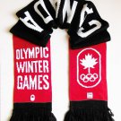 HBC Sochi 2014 Canadian Olympic Collection Adult Knit Scarf - Red Black