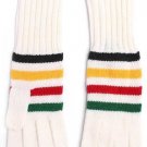 HBC Hudson's Bay Company Collection Wool Blend Knit Handy Gloves - Multi-Coloured Stripe