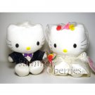 McDonald's Hello Kitty Bride & Groom Wedding Bridal Couple Plush Set