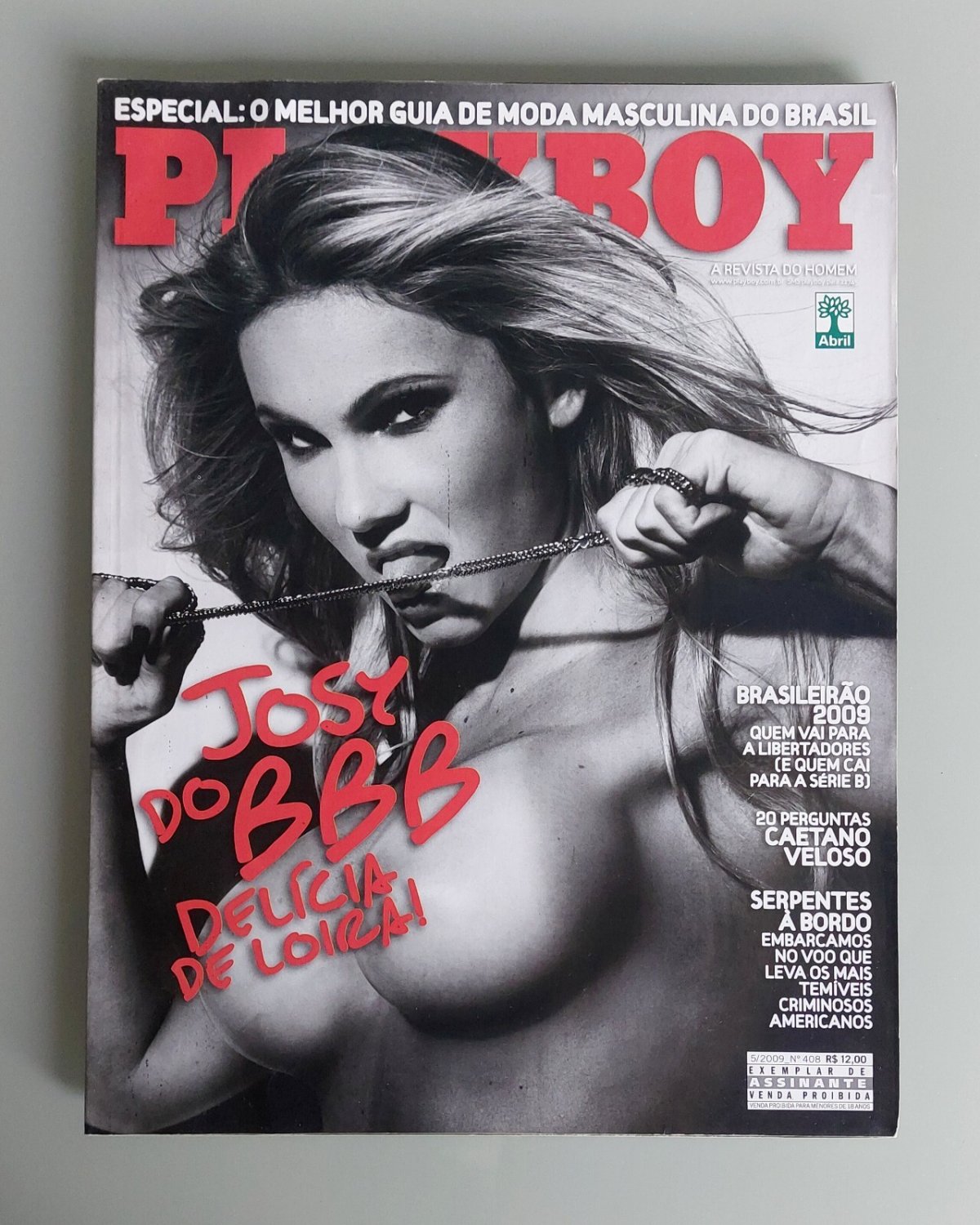 Josy do BBB Playboy Magazine Brazil - 05/2009 #408 (Like New)