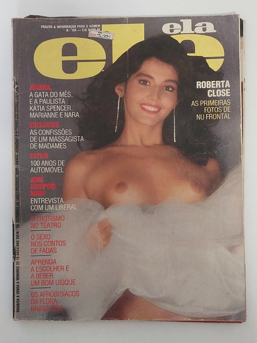 Roberta Close 1st Famous Transgender Ele Ela Magazine (Like Playboy) Brazil 1984