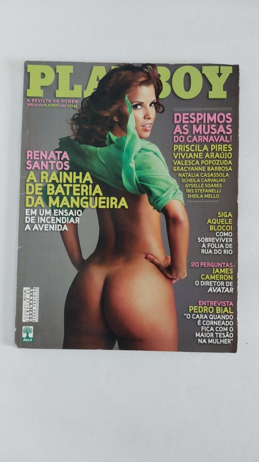 Renata Santos Mangueira Carnaval Playboy Magazine Brazil - 02/2010 #417