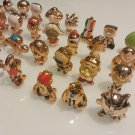 Set 100% complete 36 Bronze Painted Fut gogos crazy bones / Panini Brazil