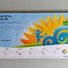 Ticket FIFA World Cup Brazil 2014 #64 Argentina vs Germany (1st Final w/ Messi) Ticket FIFA World Cup Brazil 2014 #64 Argentina vs Germany (1st Final w/ Messi)