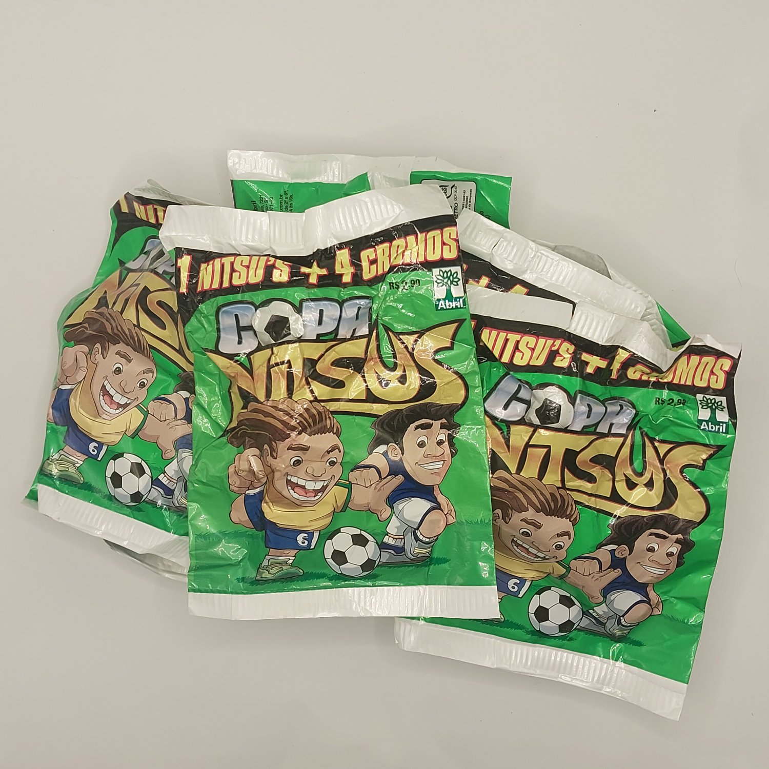 07 Packs Nitsus Cup (Like Gogos Crazy bones) Brazil 2014