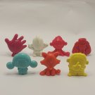 Set 07 MACRO 2" Fut Gogos Crazy bones Brazil 2010