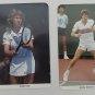 02 Tennis Cards Steffi Graf / Jimmy Connors Faz Pax 1987