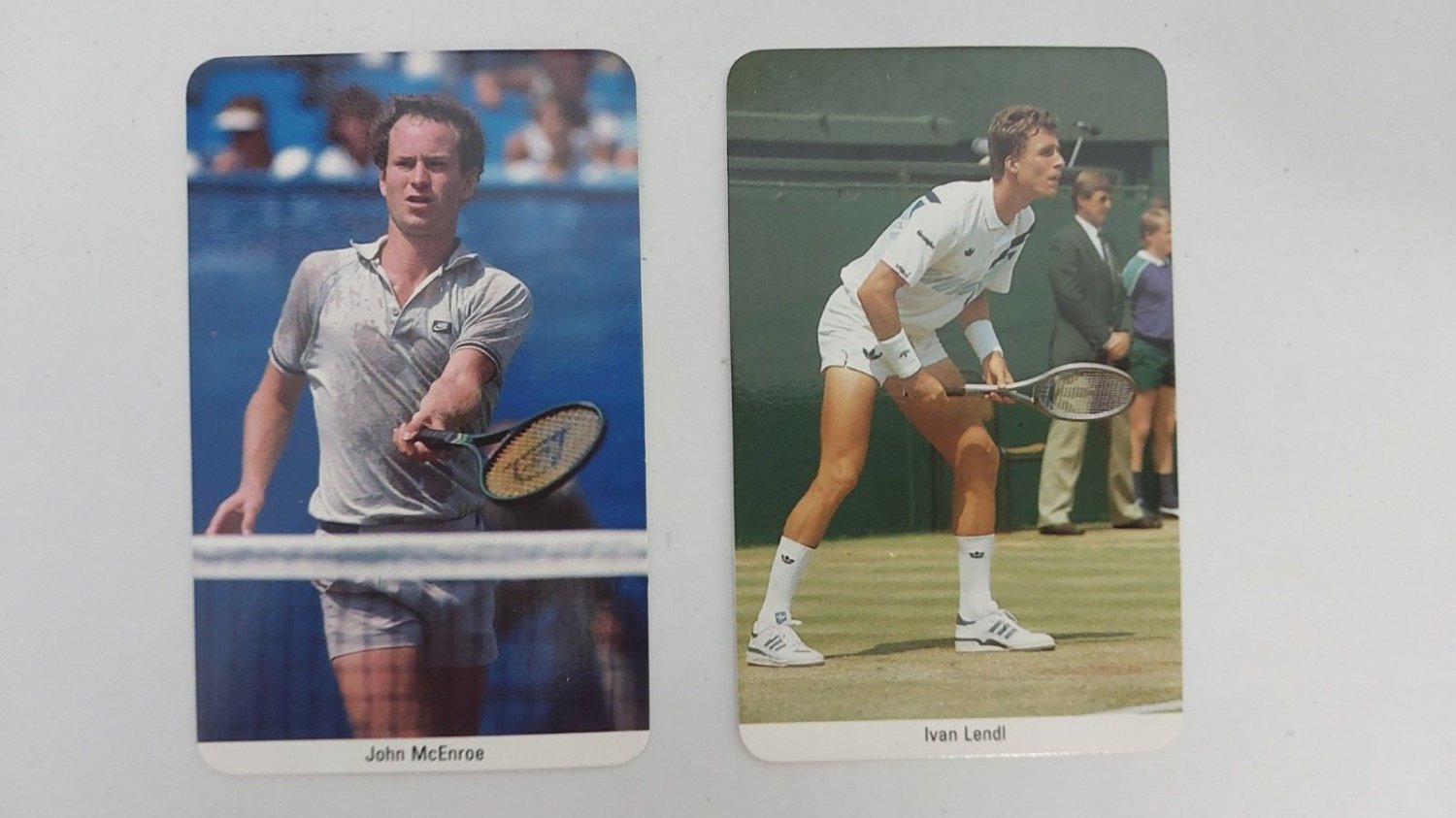 02 Tennis Cards John McEnroe / Ivan Lendl Faz Pax 1987