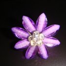 Purple Flower Ring