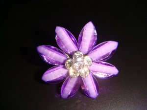 Purple Flower Ring