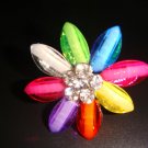 Flower-Multi-Colored ring