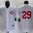 Cincinnati Reds #29 TJ Friedl White Field of Dreams Stitched Baseball Jersey