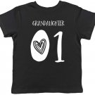 Number 1 - Grandaughter Childrens Kids T-Shirt Boys Girls