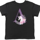 Initials Unicorn Animal - A Childrens Kids T-Shirt Boys Girls Gift
