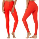 ALO High Waist Fast Leggings Front Zipp Cherry