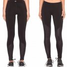 Alo Undertone Two Tone Legging Zipper Ankle Black