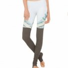 ALO Yoga Blue Gypset Goddess Activewear Leggings Ruche Athletic Gym Workout