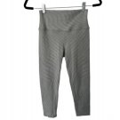 Alo Yoga Gray Pistachio Waves High Waist Airbrush Cropped Leggings