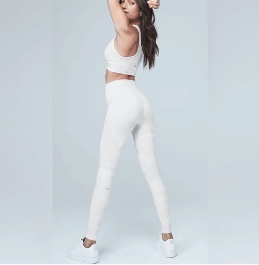 ALO Yoga High Waist White Camo Vapor Legging