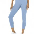Alo Yoga Ribbed High-Waist Blissful Legging Blue skies