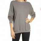 ALO Yoga Shadow Gray Soho Pullover Sweatshirt