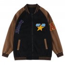 Towel Embroidered Letters Star Jacket