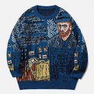 Van Gogh Oil Painting Knit Sweater