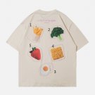 Vegetable Fruit Print Tee