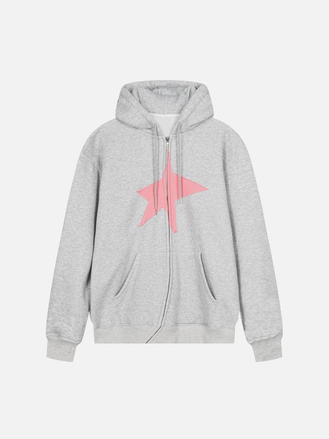 Star Quilting Zipped Hoodie