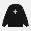 Star ZIP Hole Sweater
