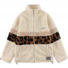 Stitching Leopard Sherpa Winter Coat