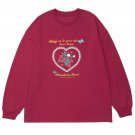 Strawberry Heart Graphic Sweatshirt