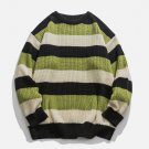 Stripe Patchwork Sweater