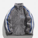 Stripe Sleeve Winter Coat