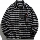 Striped Bear Decoration Jacket