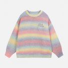 Striped Gradient Sweater
