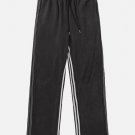 Striped High Waist Sweatpants