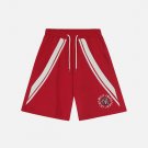 Striped Letter Embroidered Shorts