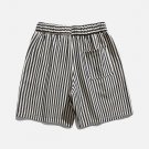 Striped Print Loose Drawstring Shorts
