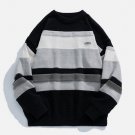 Stripes Splicing Sweater