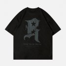 Suede Embroidered Print Tee