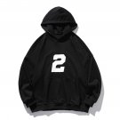 Number u201c2u201d Print Hoodie