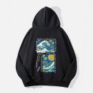 Oil Painting Print Thick Hoodie