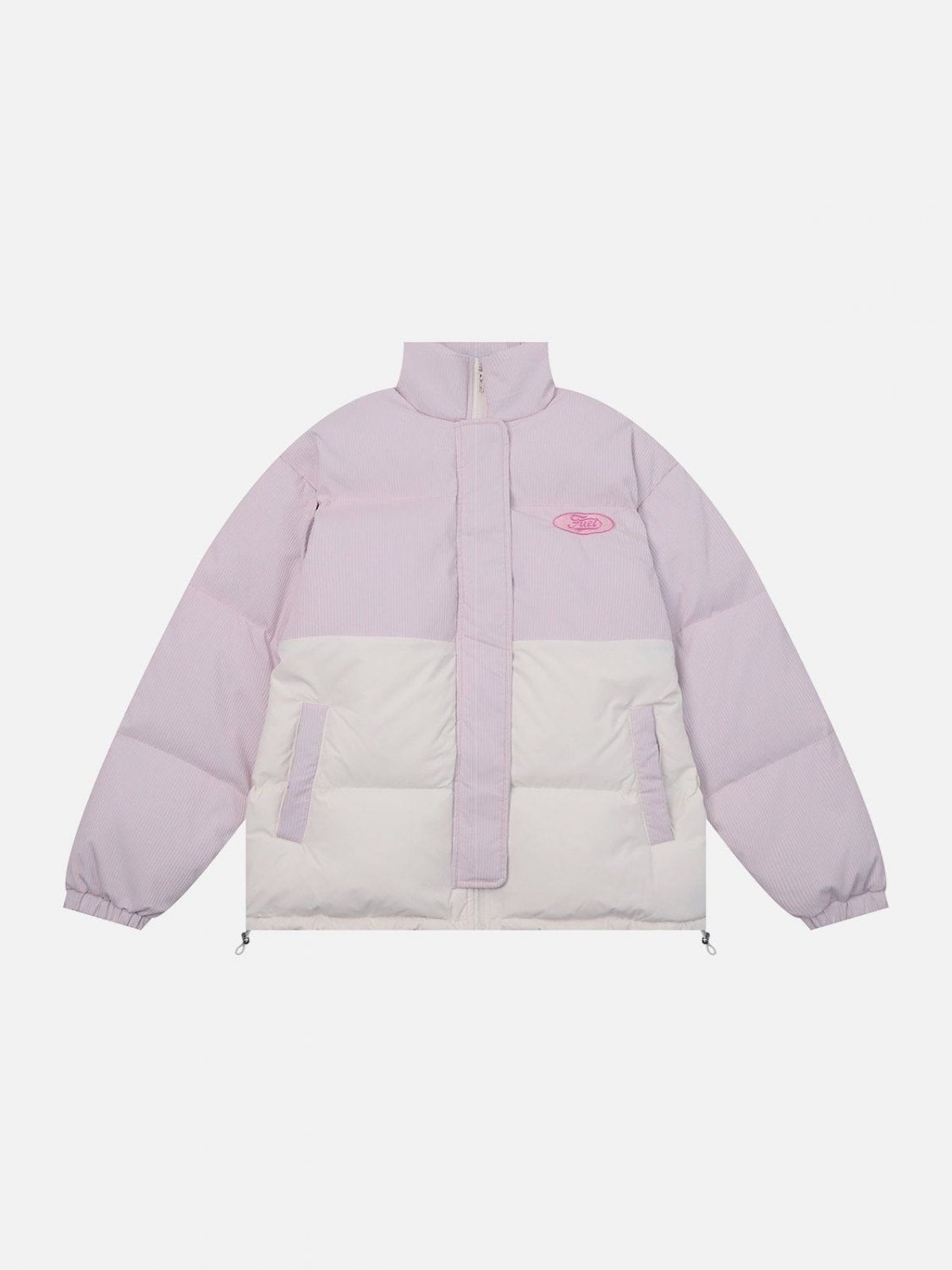 Splicing Contrast Winter Coat