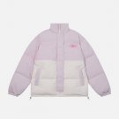 Splicing Contrast Winter Coat