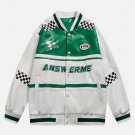 Splicing PU Jacket