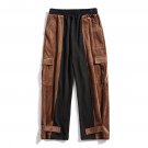 Splicing Velcro Corduroy Pants