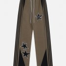 Star Embroidered Side Stripe Sweatpants