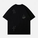 Star Embroidery Print Tee