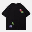 Star Flocked Embroidered Tee